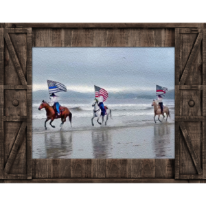 3 Women Horseman at Pismo Beach