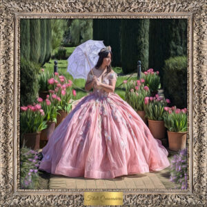 Filoli Quinceañera Pose by Teresa