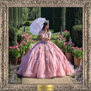 Filoli Quinceañera Pose by Teresa
