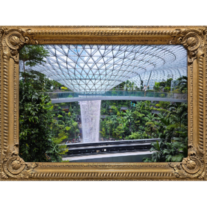 Singapore Airport Fountain